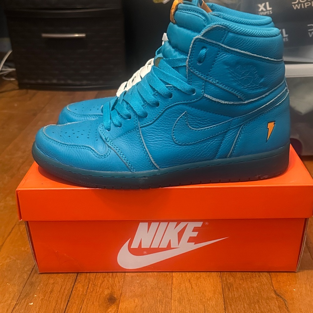 Jordan one high blue lagoon Gatorade